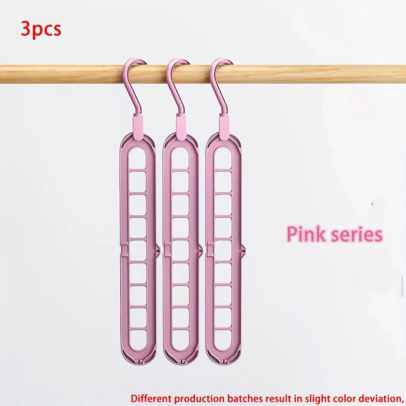 Cabides Magico 9 Furos Multi-dobrável Organizador